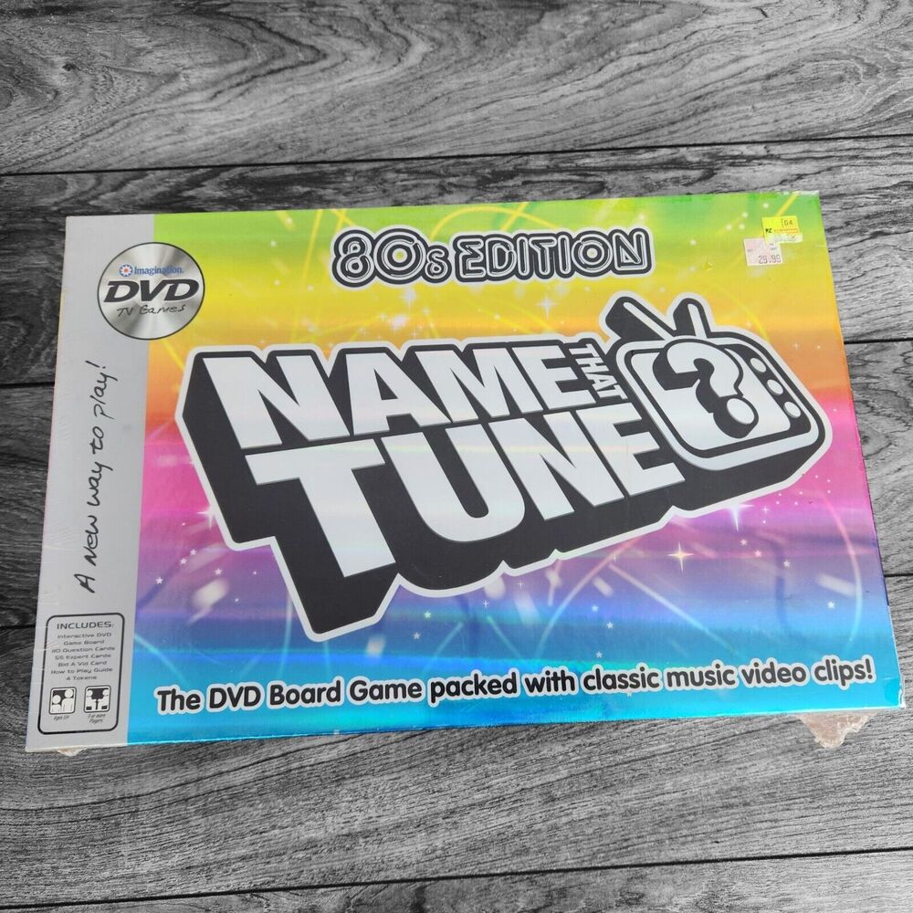 Name that Tune 80's Edition DVD Board Game Factory Sealed Brand New 1980's